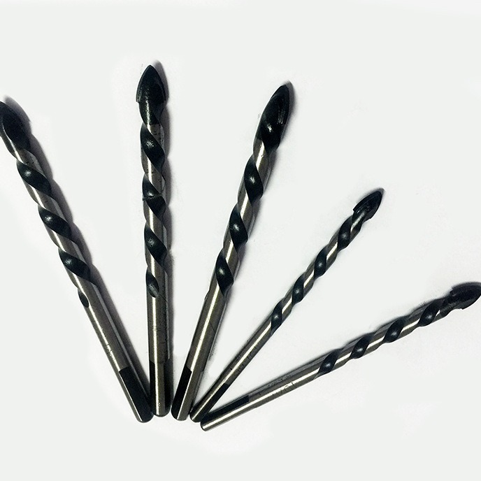 Ceramic tile alloy triangular drill bit 6mm, special rotary head for drilling holes in glass concrete cement walls, multi-functional hole opener details Picture