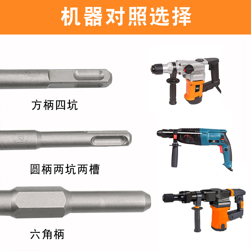 电锤/电锤钻头/凿子白底实物图