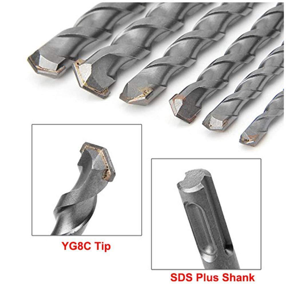 Tiancheng's high-end square and round handle electric hammer drill bits, premium alloy drill bits, and impact drill bits are available in a complete range of specifications for wholesale Specification image
