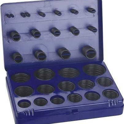 Red, yellow and blue nitrile rubber O-ring repair box, oil-resistant and high-temperature resistant rubber ring, auto repair household set Specification image