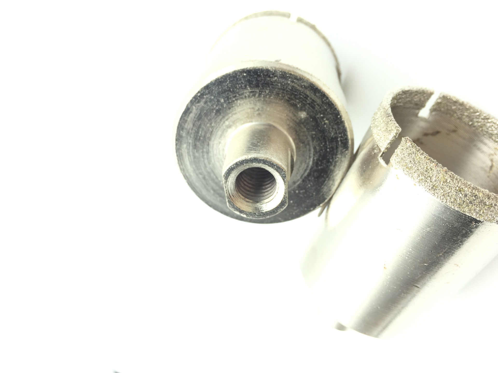 Industrial-grade granite and marble hole openers for Angle grinders, ceramic glass drill bits, diamond hole openers Application Scenario