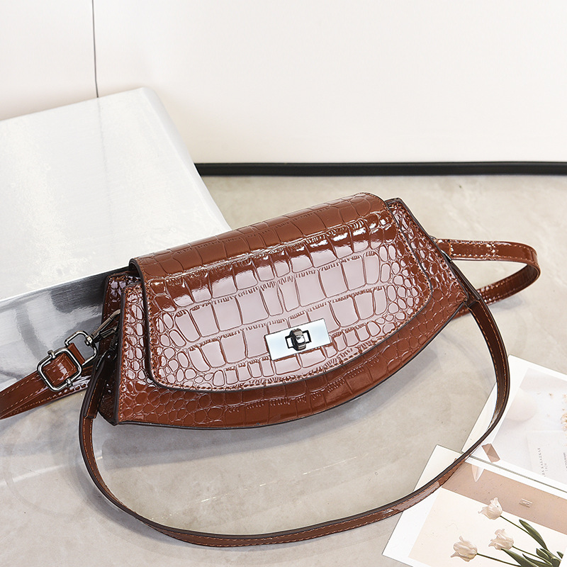 Spring and summer crossbody bags, handbags, elegant women's bags, single-shoulder bags, versatile women's new large bags, Korean style, trendy for ladies full image