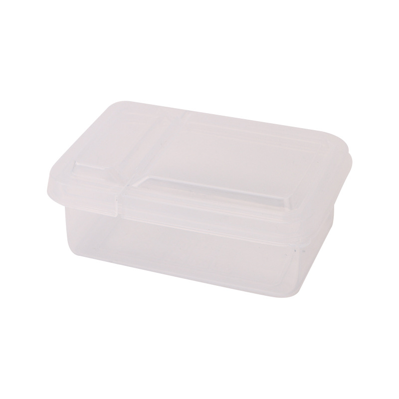 Transparent flip-top small card storage box, Guka InS-style plastic dust-proof card film box, portable opp bag planner box Item Picture