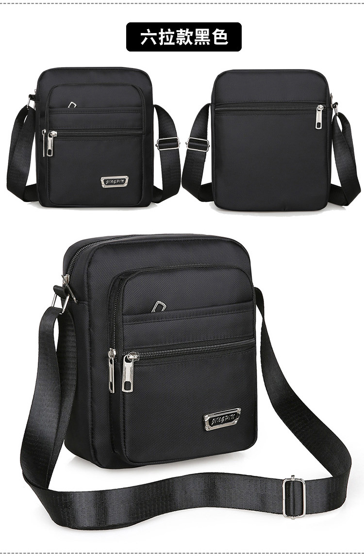 Wholesale casual multi-layer waterproof single-shoulder bags, crossbody large-capacity nylon bags for men and women, business bags for receiving wallets, crossbody undefined