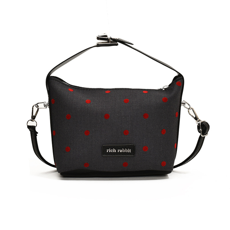 A trendy and versatile pea bag for women, a new Korean style fashionable color-blocking bow single-shoulder bag for commuting crossbody undefined