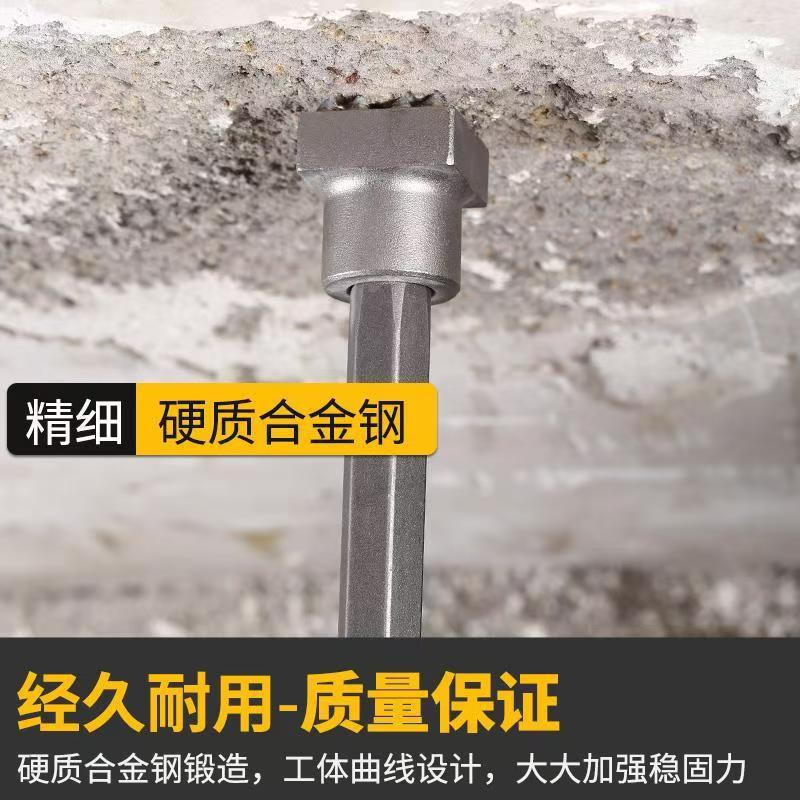 Flower hammer chisel rough head drill bit, cement concrete elevated bridge chisel rough surface electric pick flower hammer head, alloy rough chisel head Application Scenario