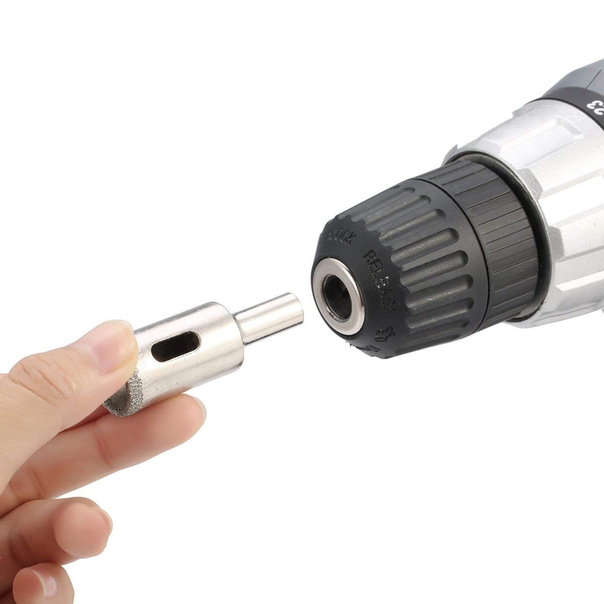 Glass drill bit set, corrector, diamond sand hole opener, marble tile drill bit, glass hole opener set Item Picture