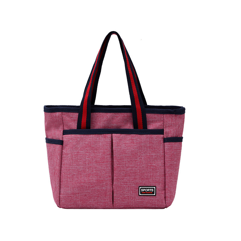 Wholesale canvas handbags, women's large-capacity multi-layer hand-held bags, casual travel bags, mommy bags and women's bags undefined