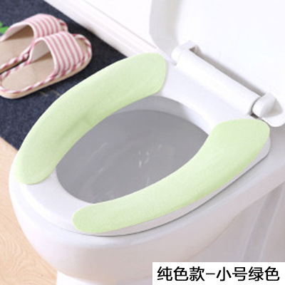 Washable toilet seat cover, universal adhesive toilet seat cover, warm thickened anti-static toilet seat cover undefined
