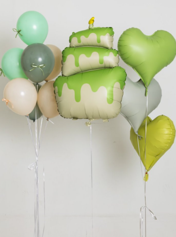 Party atmosphere decoration supplies: Aluminum film balloon set, party latex balloon, Korean version fresh set. The price of aluminum film balloons can be negotiated in detail detail image 3