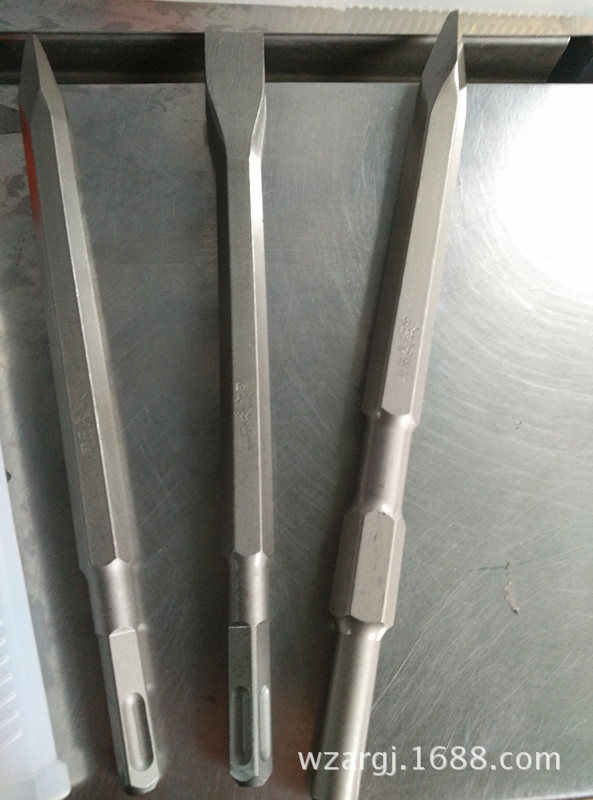 Tiancheng brand hexagonal square handle pointed flat chisel, electric hammer, electric pickaxe, chisel drill, cement slotting drill bit pointed flat chisel 0810