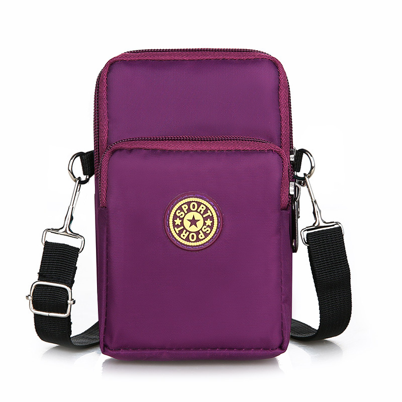 Cross-border mobile phone bag, women's crossbody 2025 new style mini walking bag, mobile phone cloth bag, vertical coin purse undefined