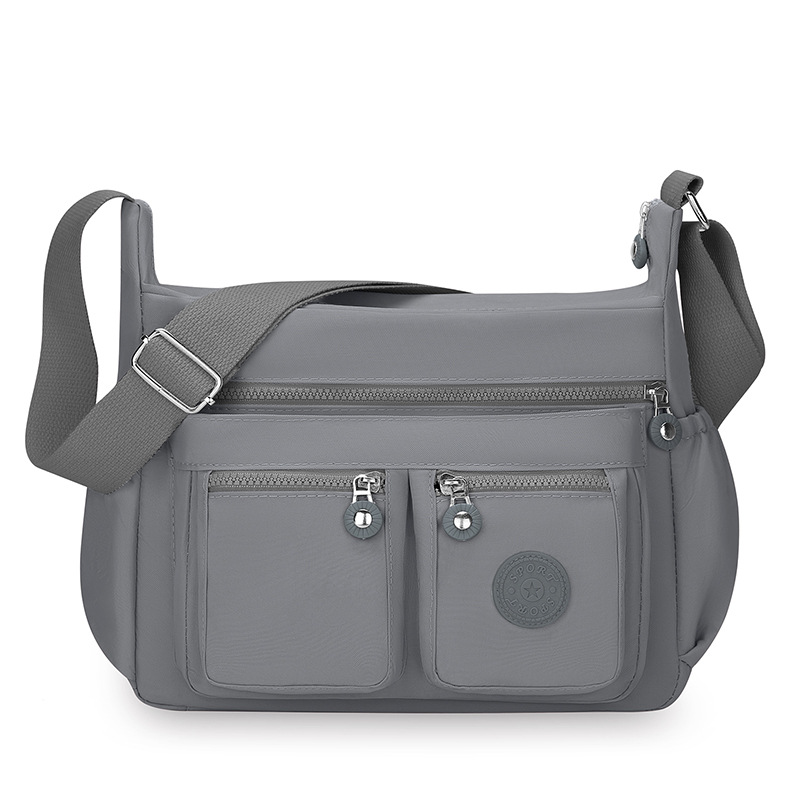 Wholesale of best-selling water-washed fabric women's bags, large-capacity multi-compartment crossbody bags for cross-border middle-aged and elderly mothers undefined