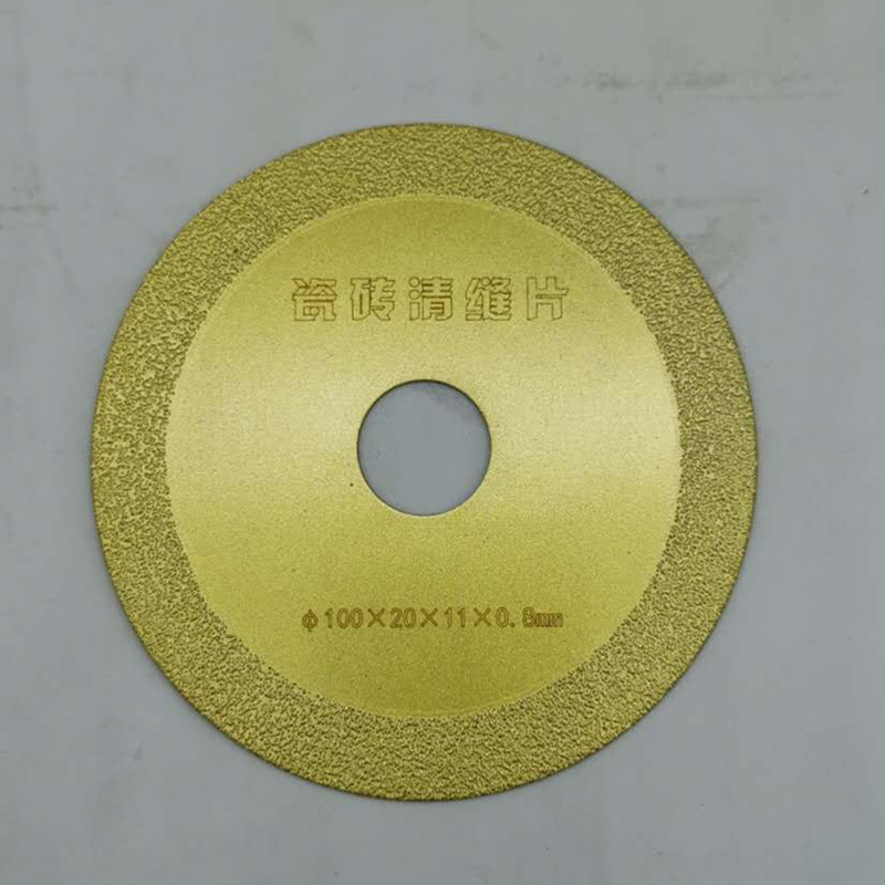 Ceramic tile grout cleaning sheet, crack opening sheet, anti-chipping edge brazing diamond saw blade, marble ceramic glass cutting sheet Application Scenario