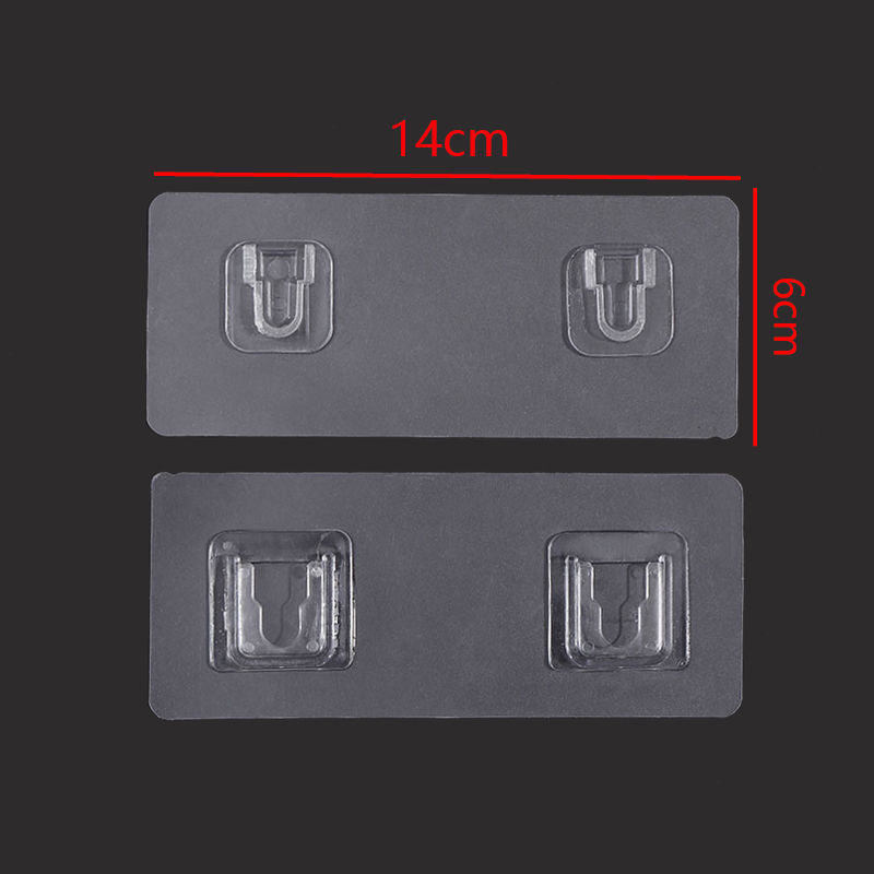Acrylic mother-and-child buckle, strong seamless adhesive, no need for drilling, multi-functional household power strip fixing hook undefined