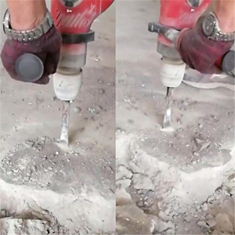Small electric chisel, hexagonal chisel, electric hammer drill bit, long hexagonal electric pickaxe chisel, pointed chisel, flat chisel, 0810 impact drill Application Scenario