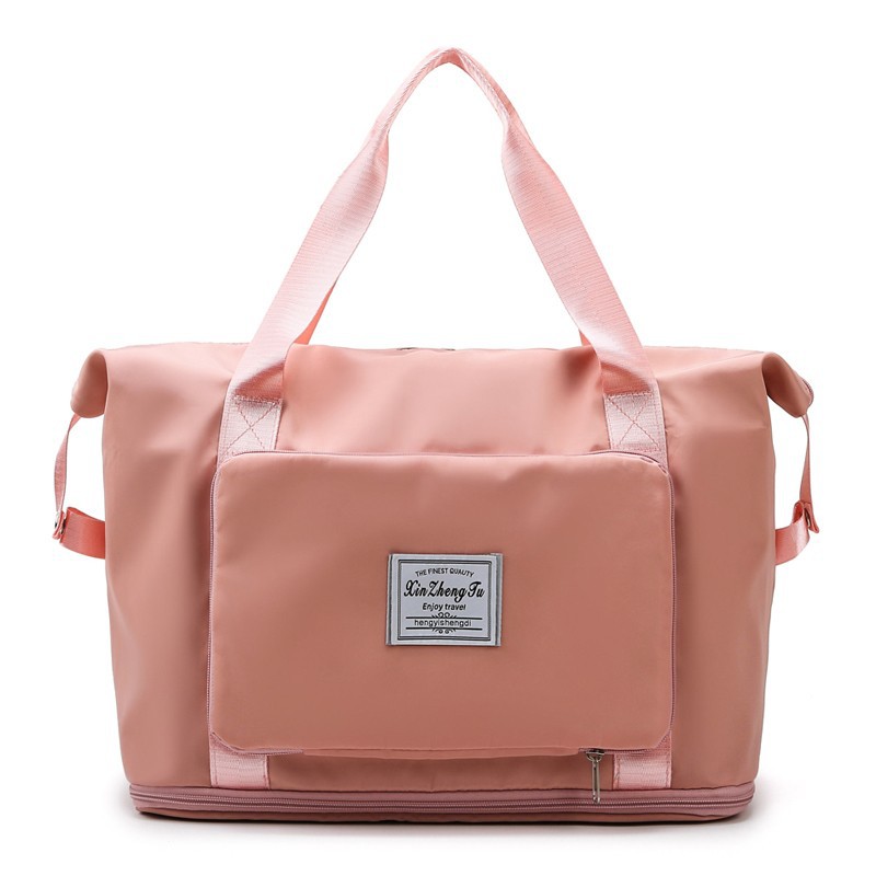 Folding travel bags, large-capacity dry-wet separation sports bags, yoga fitness bags, short-distance travel lightweight luggage bags Item Picture