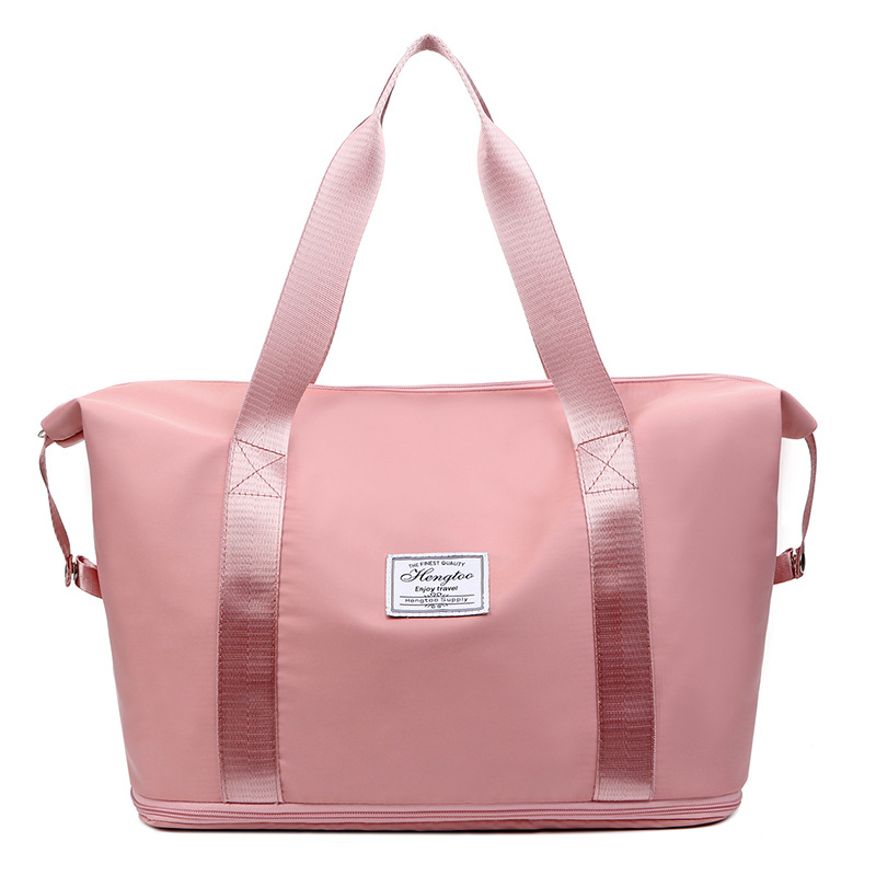 Large-capacity expandable travel bag, trolley case, handbag, portable storage bag for business trips, short-distance portable luggage bag Item Picture