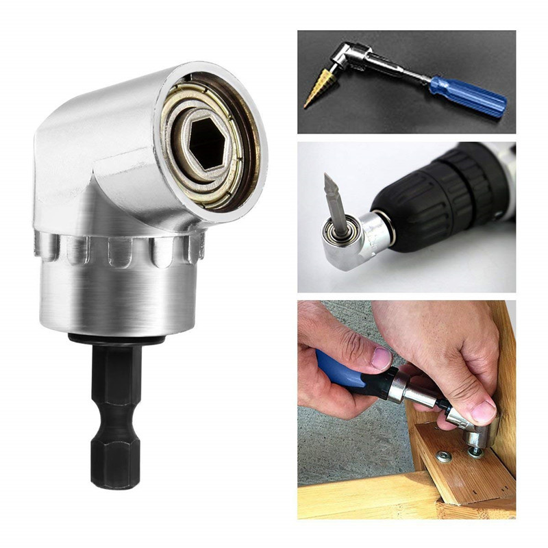Screwdriver, turning screwdriver, electric drill, 90-degree turning, electric turning Angle, universal right-angle sleeve, extension rod Application Scenario