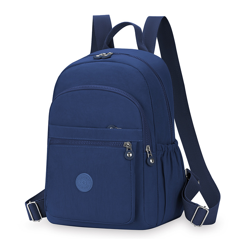 Wholesale of cross-border water-washed fabric backpacks, retro and simple backpacks, large-capacity casual travel bags, and foreign trade school bags undefined