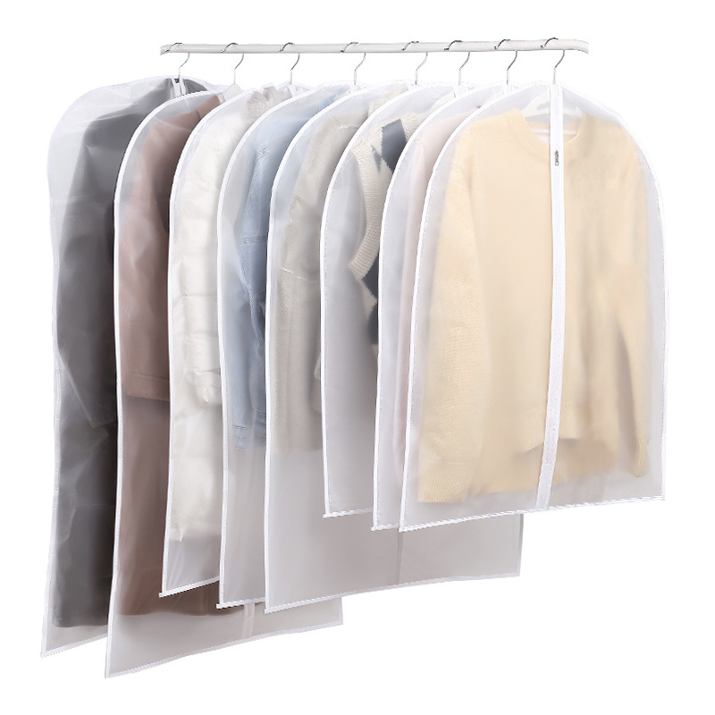 衣服防尘罩/衣物防尘白底实物图