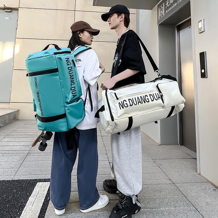 Men's large-capacity multi-functional backpack with dry and wet separation, travel luggage backpack details Picture