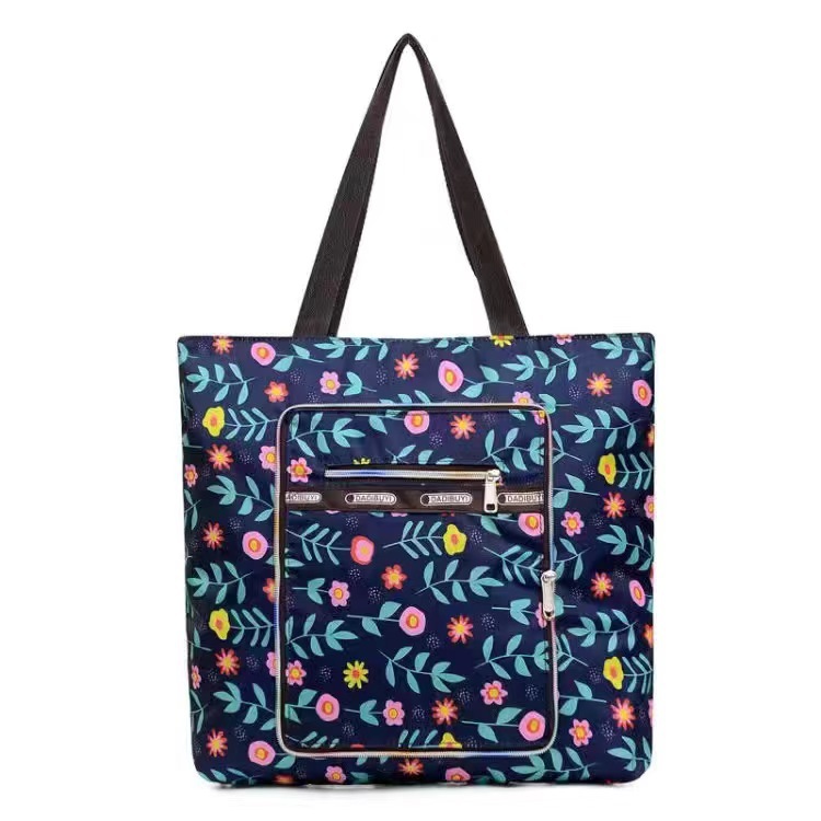 Folding handbags, mom's shopping eco-friendly bags, large-capacity travel bags, casual shoulder bags, ladies' gift bags undefined