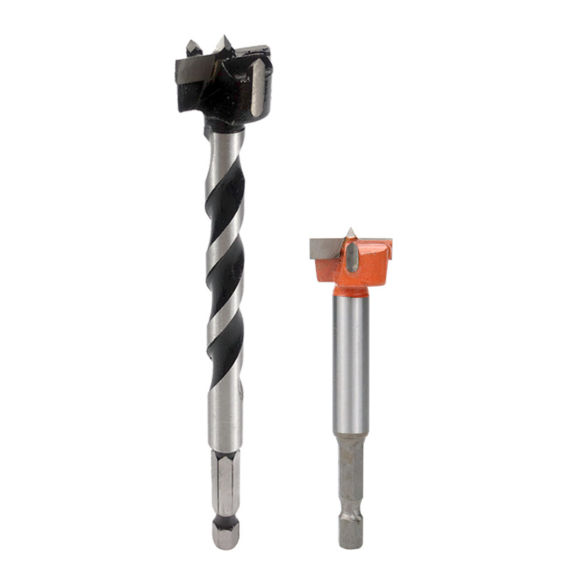 Electric wrench, woodworking hole opener, drill bit, hexagonal template reaming drill, multi-functional extended hole drilling twist drill Item Picture