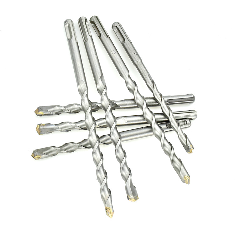 Non-standard electric hammer drill bit impact drill bit 9 11 13 15*160 square handle four-pit round handle 2-pit 2-slot drill bit Item Picture
