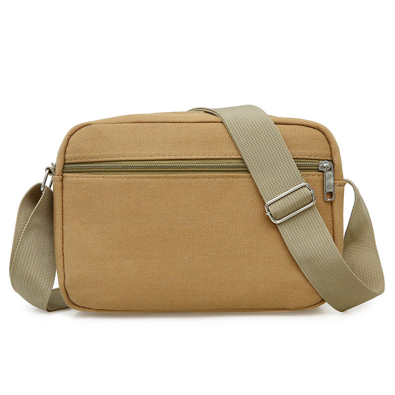 New canvas men's bag, single-shoulder crossbody bag, men's casual bag, large-capacity commuting backpack manufacturer wholesale Application Scenario