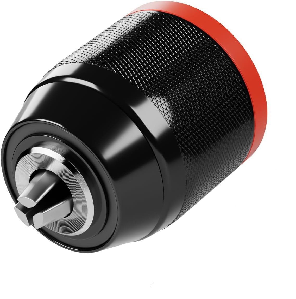 All-metal version 0.8-10mm hand-tightened self-locking chuck, hand-held electric drill thread chuck 3/8-24UNF accessory short sleeve Specification image