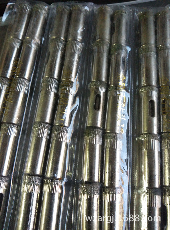 Ordinary glass hole opener drill bit, prayer bead rounder, tile reamer, electroplated diamond drill bit details Picture