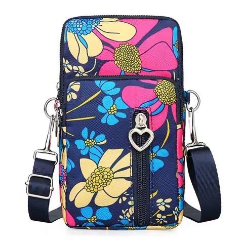 Oxford Cloth mobile phone bag, mini square bag for women, fashionable and versatile, single-shoulder crossbody bag, coin purse, direct supply from the manufacturer undefined