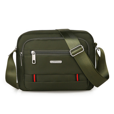 Nylon men's bag, single-shoulder bag, sporty business crossbody bag, waterproof large-capacity men's backpack, trendy men's crossbody bag, casual bag undefined