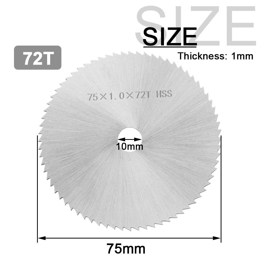Mini 3-inch Angle grinder saw blade cutting blade 75mm saw blade tile wood metal grinding wheel grinding blade 10mm inner hole Item Picture