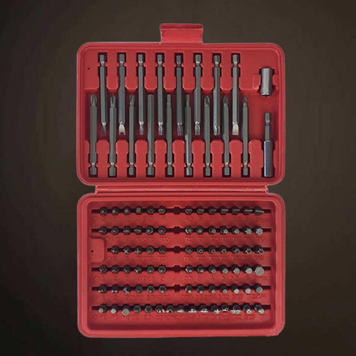 Screw screwdriver bit set, household screwdriver bit set, cross and straight plum blossom screwdriver bit set, tool set screwdriver bit full image