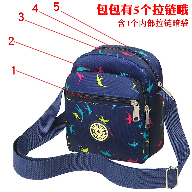 牛津布妈妈包小方包单肩斜挎包轻便耐磨中老年摆摊货源女包批发 details Picture