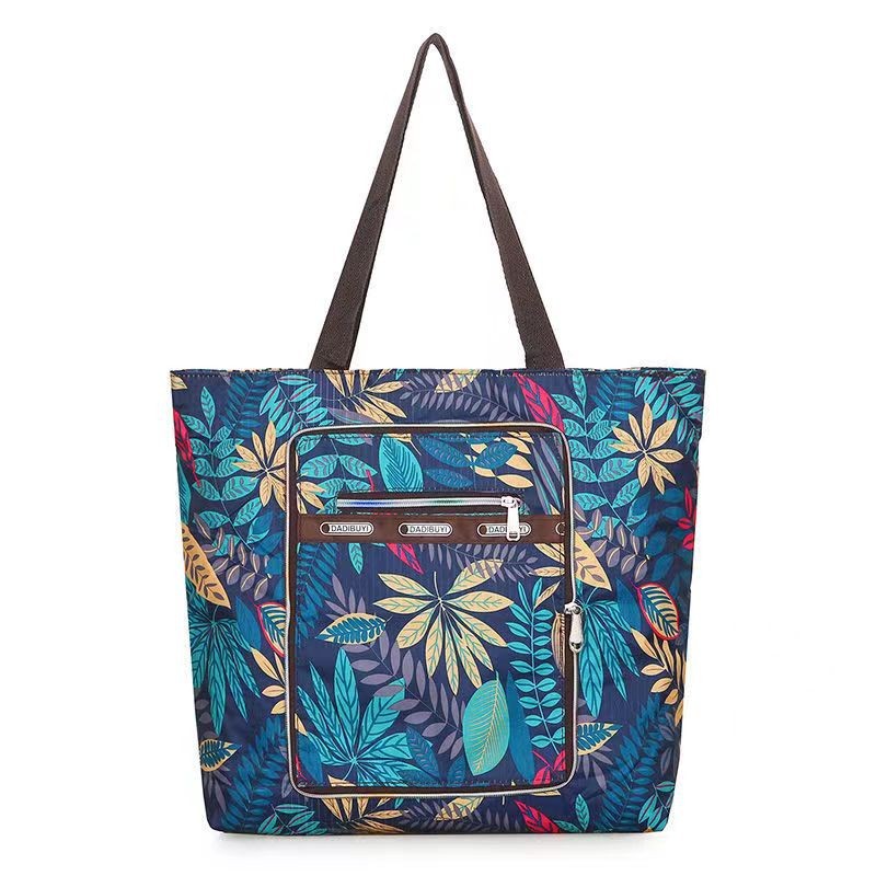 Folding handbags, mom's shopping eco-friendly bags, large-capacity travel bags, casual shoulder bags, ladies' gift bags Specification image