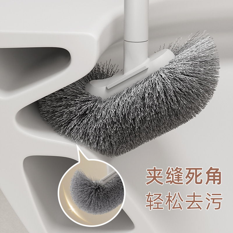 Members only enjoy S-shaped toilet brushes, long-handled soft-bristled toilet cleaning brushes for bathrooms, and wall-mounted toilet brushes details Picture
