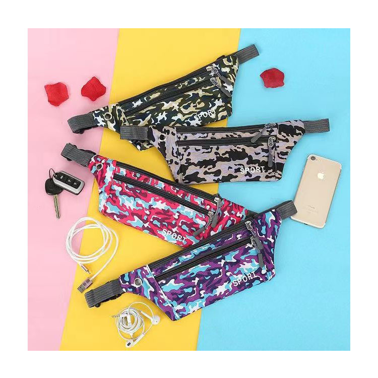 Wholesale sports waist bags, single-shoulder crossbody bags, street vending business wallet bags, large-capacity construction site work mobile phone bags full image