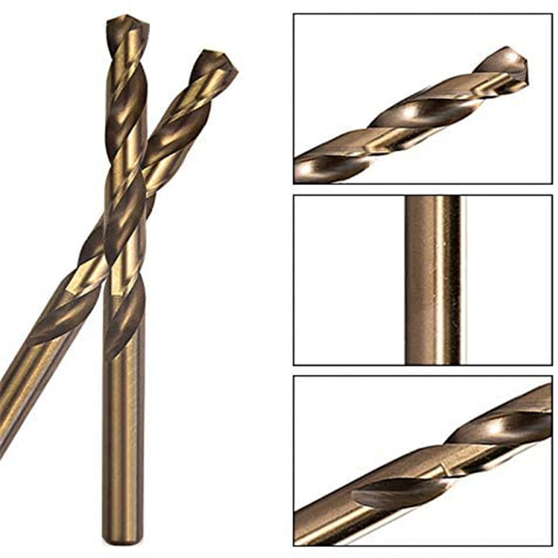 M35 cobalt-containing drill, a special cobalt-containing twist drill for stainless steel, is a hard steel twist drill made of 304 alloy Specification image