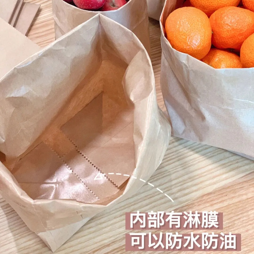 30 kraft paper bags for student desktop storage of miscellaneous items Application Scenario