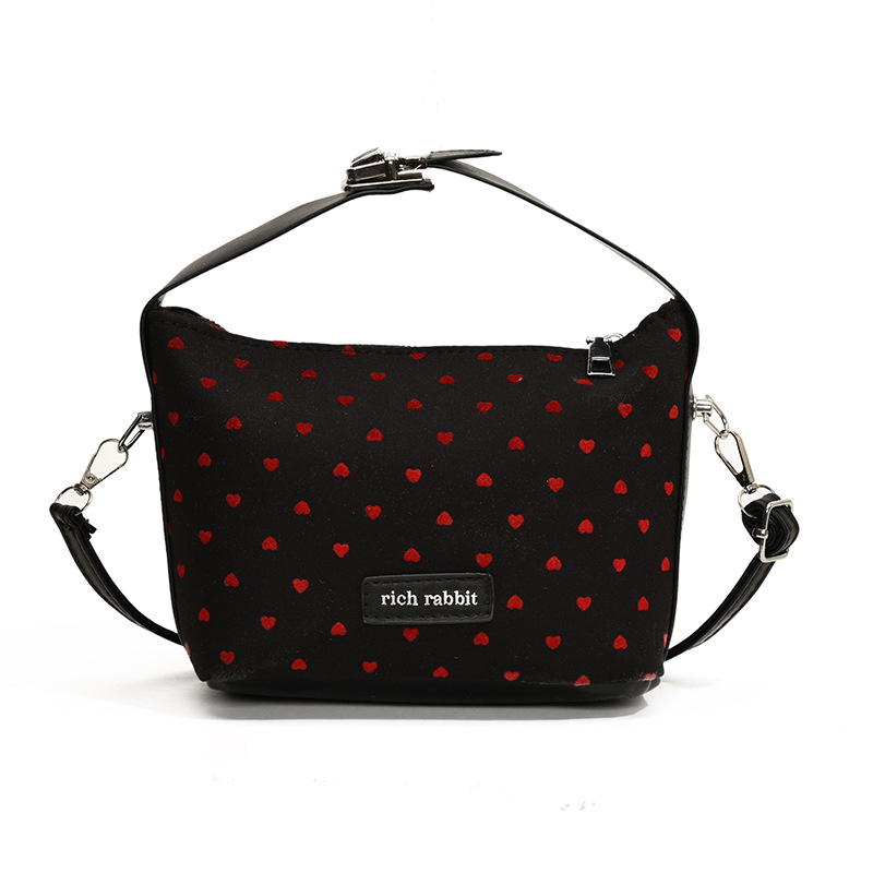 A trendy and versatile pea bag for women, a new Korean style fashionable color-blocking bow single-shoulder bag for commuting crossbody undefined