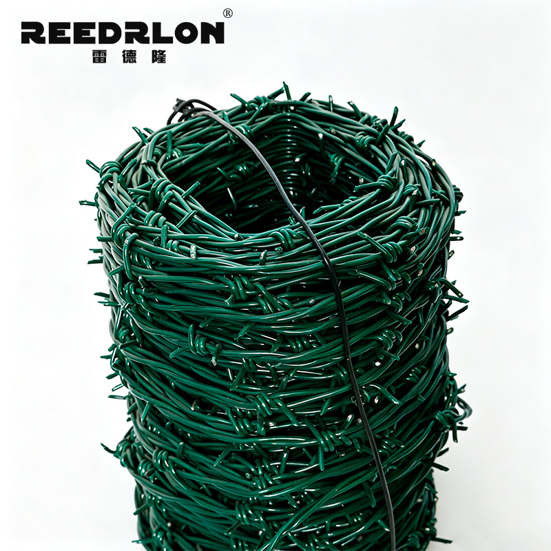 pvc green barbed wire rope Specification image