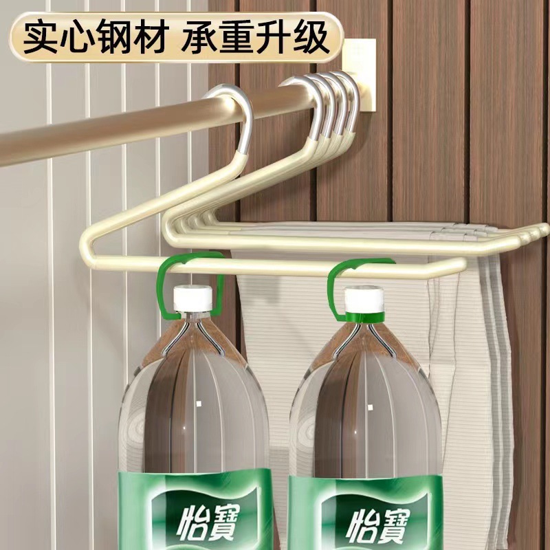 不锈钢鹅型裤架家用浸塑防滑裤子架加粗衣柜收纳鹅形Z字无痕裤挂 Application Scenario