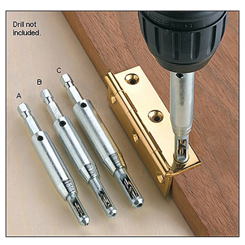 Professional door and window hinges, positioning hole openers, woodworking drill bits, reaming drill bits, hole opening hardware tools details Picture