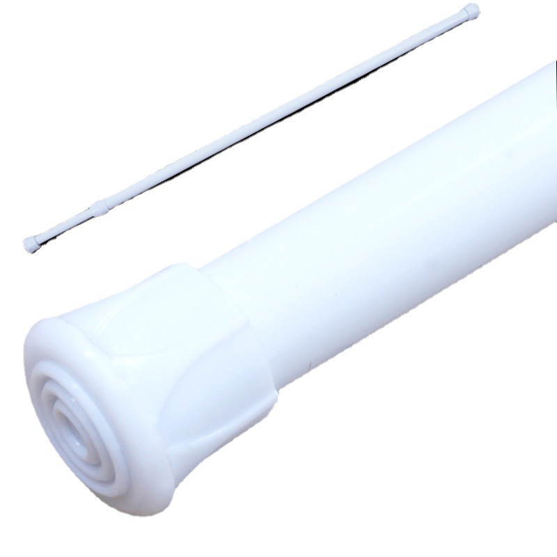 Wholesale of new telescopic door curtains without holes, curtain telescopic rods, wardrobes, bathrooms and kitchens, partition curtain rods and Roman rods Item Picture