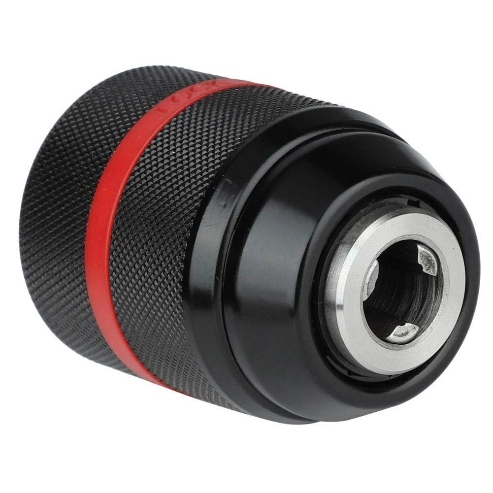 All-metal version 0.8-10mm hand-tightened self-locking chuck, hand-held electric drill thread chuck 3/8-24UNF accessory short sleeve details Picture