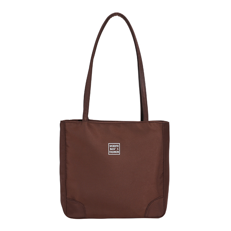 Bag Girl 2022 New large-capacity single-shoulder bag, fashionable and versatile nylon handbag, simple commuting tote bag Item Picture