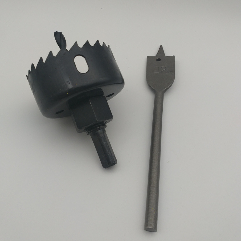 安装球形门锁开孔器木工开孔工具套装开孔器钻锁眼门锁打孔洞出口 details Picture